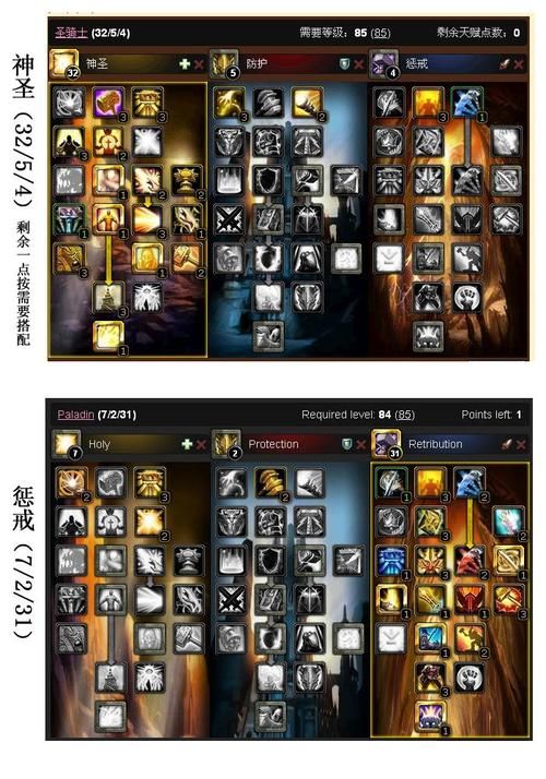 圣骑士天赋加点指南 魔兽世界PVE和PVP全攻略
