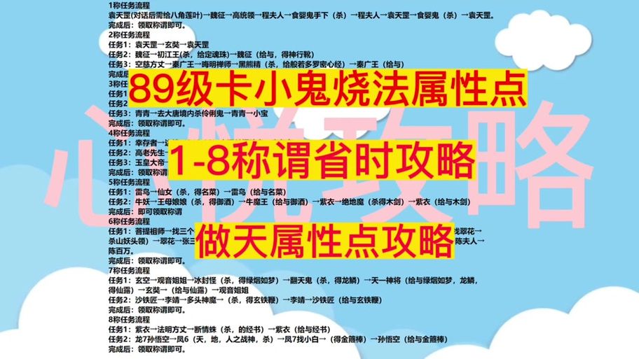 大话西游2称谓攻略详解 新手必看称谓获取指南