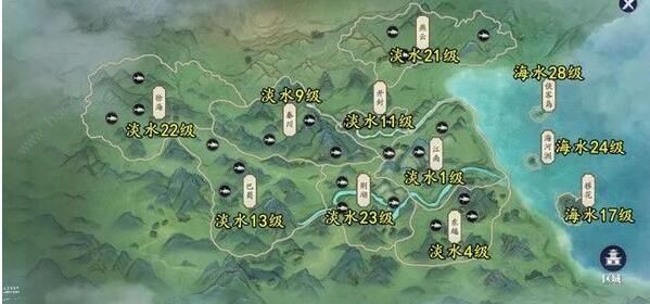 天涯明月刀狩猎地点详解 最佳路线分享