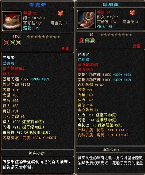 天龙八部3极品装备排行榜 最强装备一览