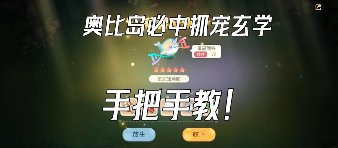 奥比岛宠物怎么获得 稀有宠物捕捉方法大公开