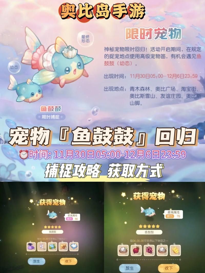 奥比岛宠物怎么获得 稀有宠物捕捉方法大公开