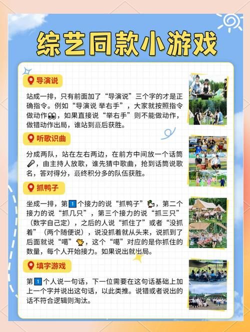好玩的综艺节目游戏攻略教你玩转各种趣味挑战