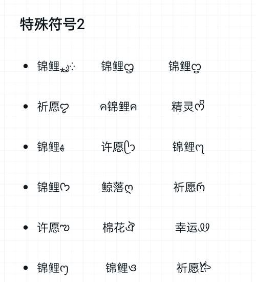 好看的符号图案大全 这些特殊符号你见过吗
