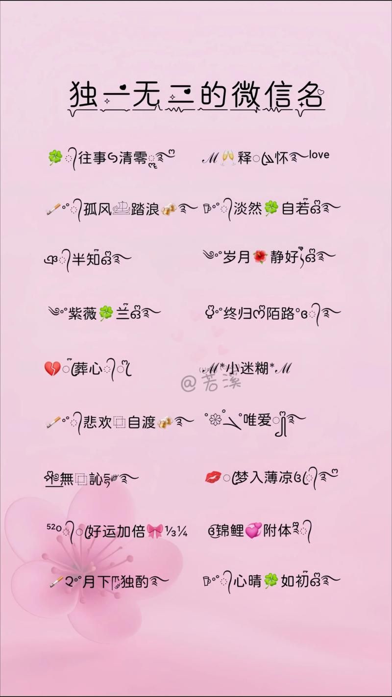 好看的网名符号组合推�?这些特殊符号让你的名字更吸睛