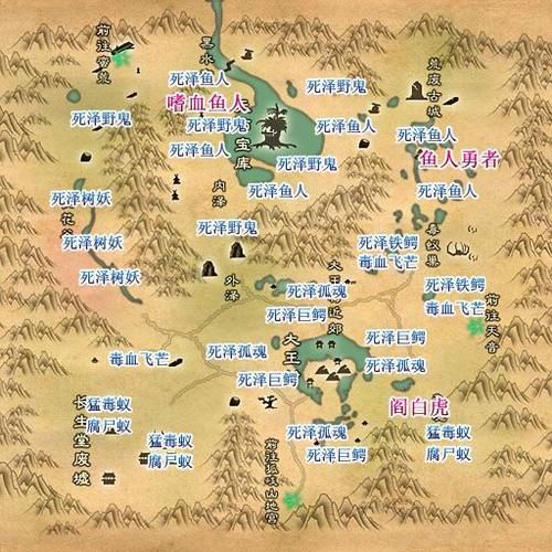 完美世界怪物分布图分享 高效练级路线推荐