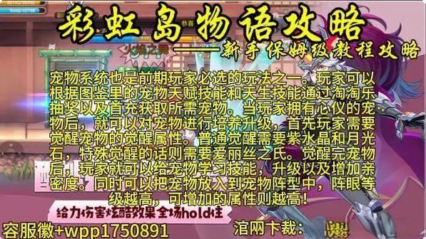 彩虹岛2升级路线全攻略 新手必看指南