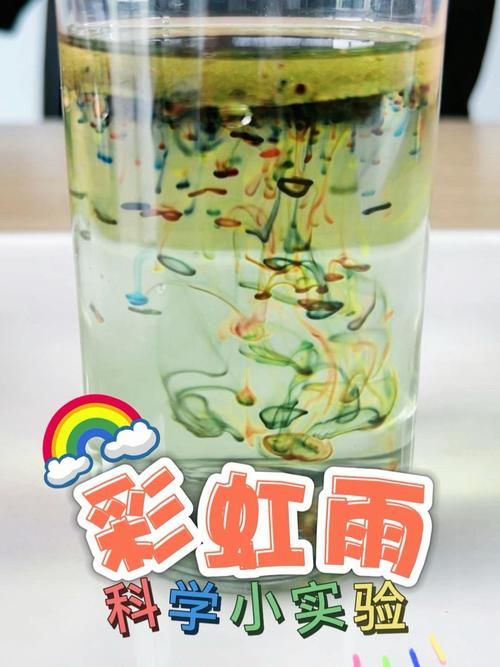 彩虹雨实验原理大解析 在家就能做的科学实验