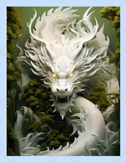 御龙在天空白的玄图揭秘 传说中的神秘图案解析