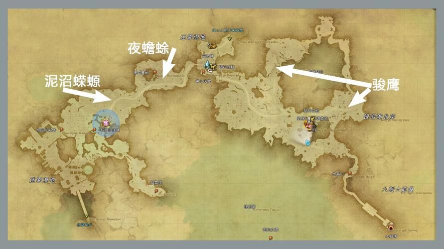 快速查找ff14怪物分布图 新手必备攻略