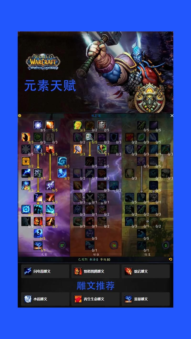 怀旧服萨满练级天赋搭配 单人刷怪最快天赋组合