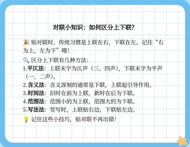 怎么贴对联的上下联正确区分左右联的小技巧