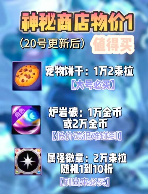 想知道神秘商店什么时候开 这里有准确消息
