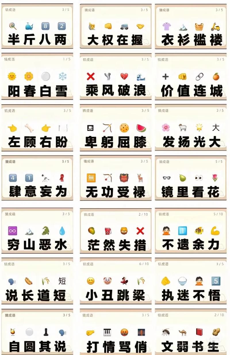 成语玩命猜全部答案合集 帮你快速解开所有谜题