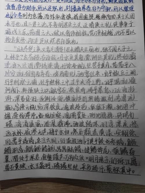 手抄上林赋是什么梗 揭秘这个网络流行语的由来