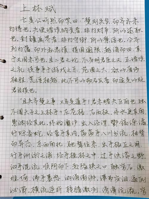 手抄上林赋是什么梗 揭秘这个网络流行语的由来
