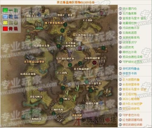 永恒之塔怪物分布图攻略 高效刷怪路线推荐