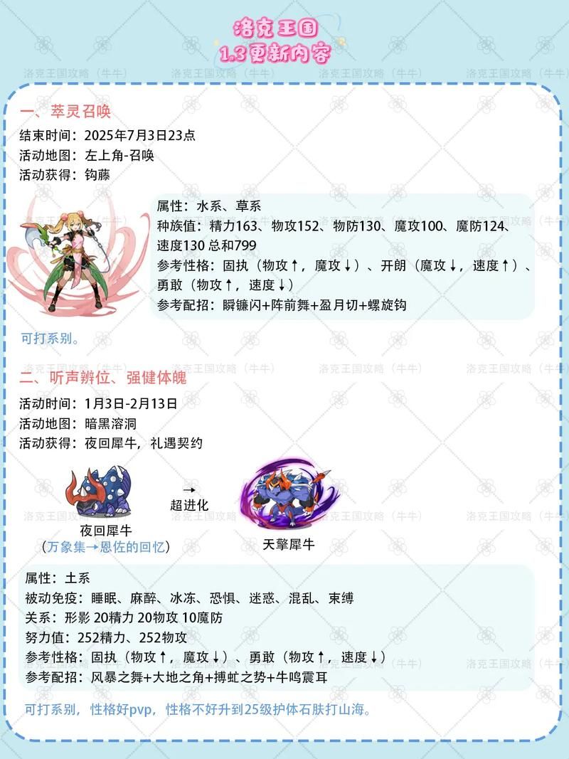 洛克王国7月15日攻略大全 快速通关技巧分享