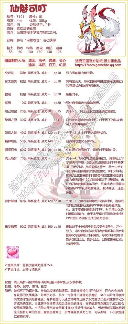 洛克王国不倒叮当技能解析 最强配招推荐