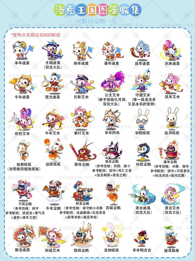 洛克王国乖乖组宠物获取攻略 新手必看指南