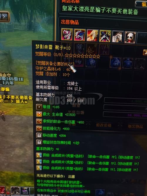 龙骑士最佳加点方案 奇迹世界职业培养心得