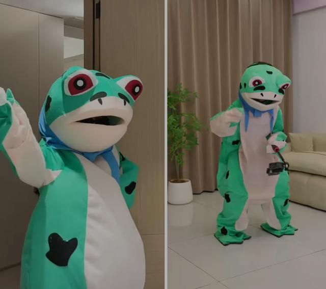 一只青蛙,仅用一周,让舞蹈区主播越穿越厚