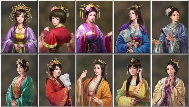 三国志14:曹操三个女儿都嫁给汉献帝,她们在游戏中能力值如何?