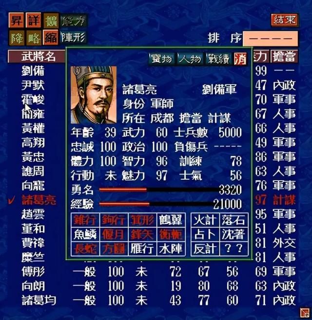 三国志5:很多玩家的入坑之作,当年在电脑房抢机器就为了玩它!