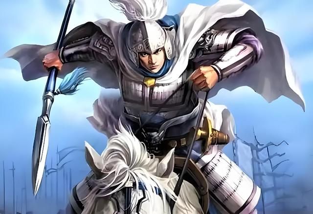 三国志武将名鉴白马银枪赵子龙，武力智力没的说，统帅好像给高了
