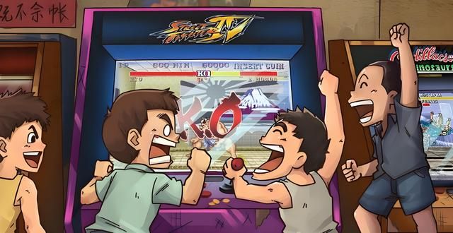 小时候的梦想,长大后一定要买一台街机在家里,想怎么玩就怎么玩