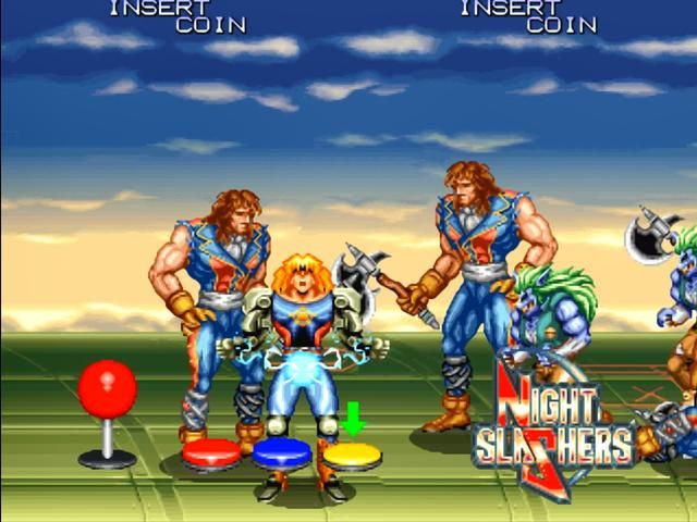 街机《午夜杀生》,小时候一币通关,而现在通关起码10个币打底。