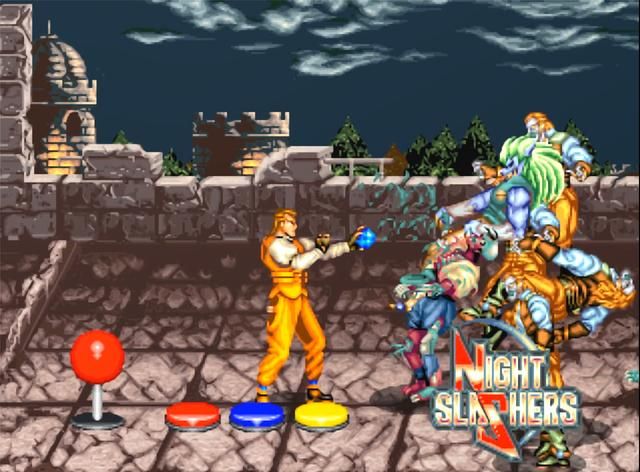 街机《午夜杀生》,小时候一币通关,而现在通关起码10个币打底。