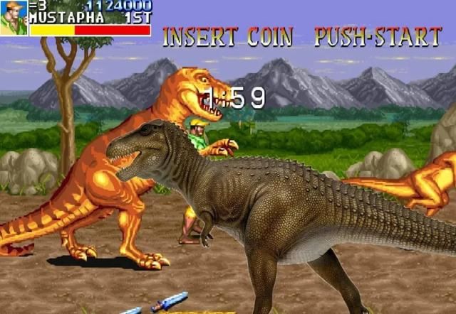 街机《恐龙快打》中原来有这么多恐龙,当年的玩家都忽略了很多!