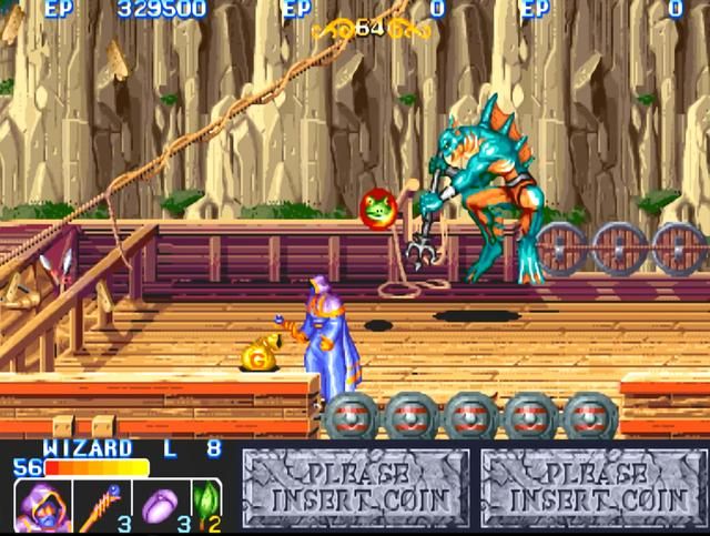 街机《龙王战士》如何贪分?当年只要币多,世界分数纪录就是你的