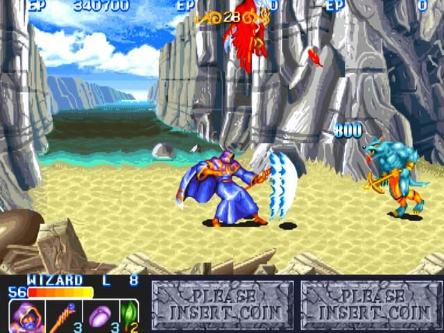 街机《龙王战士》如何贪分?当年只要币多,世界分数纪录就是你的