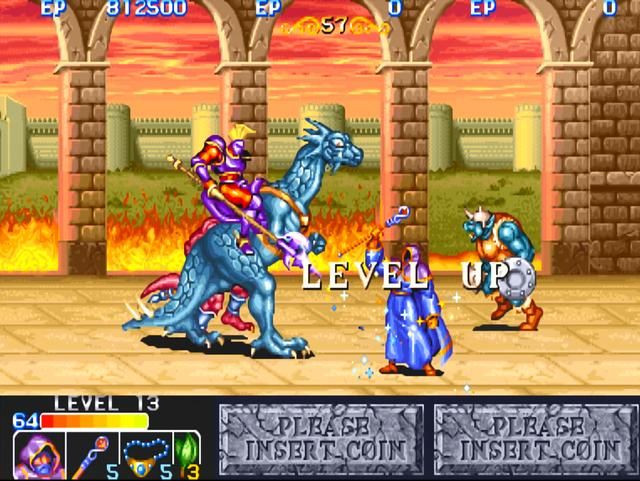 街机《龙王战士》如何贪分?当年只要币多,世界分数纪录就是你的