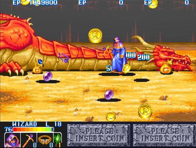 街机《龙王战士》如何贪分?当年只要币多,世界分数纪录就是你的