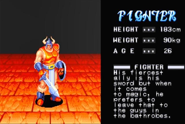 街机《龙王战士》,游戏5位人物最应该选谁?我绝不选矮人!