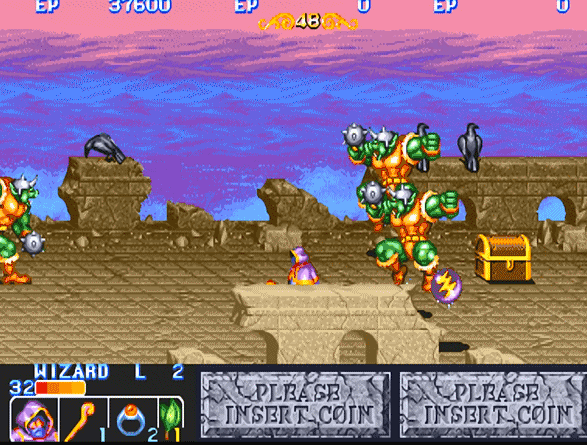 街机《龙王战士》:魔水晶该如何使用?街机厅就没多少玩家搞明白