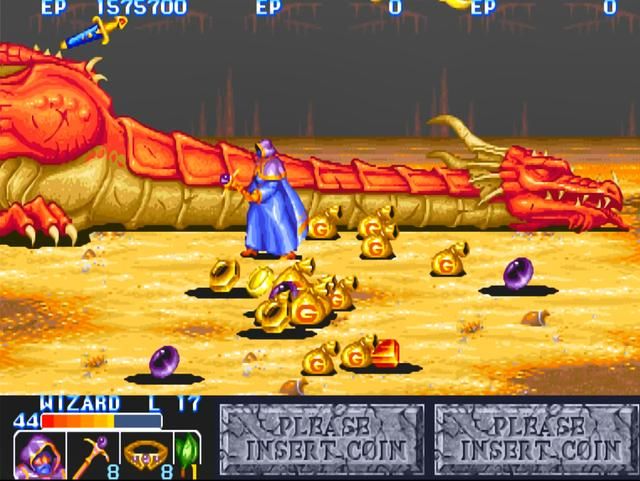 街机《龙王战士》:魔水晶该如何使用?街机厅就没多少玩家搞明白