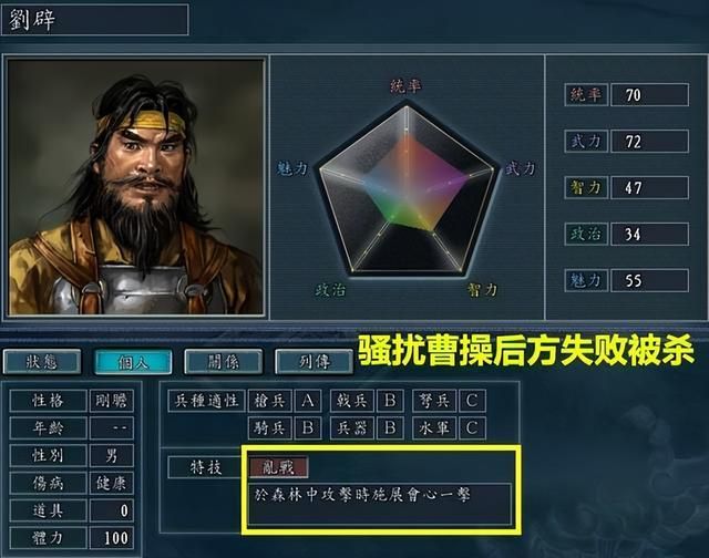 被低估的战场精英-《三国志11》六位无S级适应性却表现卓越的武将