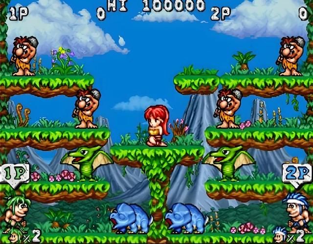 那些类似《雪人兄弟》的街机游戏,会玩的玩很久,不会玩的几分钟