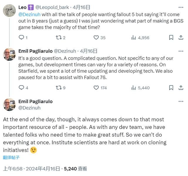 B社设计总监:《辐射5》需要慢慢来