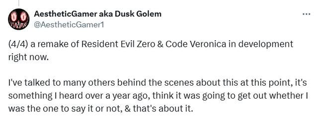 IGN证实《生化危机0》和《代号维罗妮卡》重制版开发中