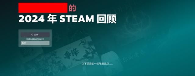 Steam2024年度回顾公开