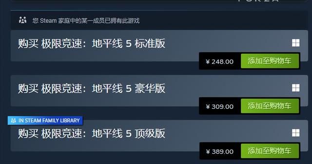 Steam家庭共享提示更新 为家庭可共享游戏添加醒目提醒