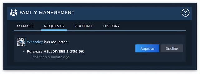 Steam推出新家庭共享功能 义父你在哪里?