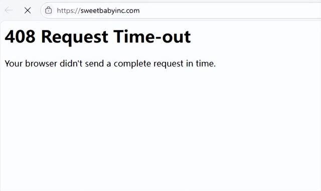 Sweet Baby官网挂了