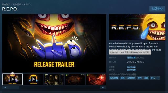 《REPO》玩家峰值突破23万！新地图即将到来