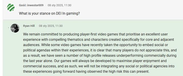 《堕落之主》开发商拒绝DEI 不会往游戏中添加任何社会或政治议题